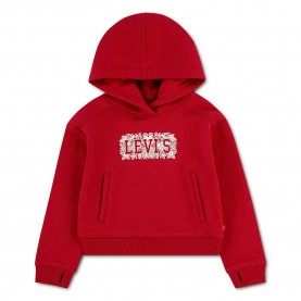 суичър,детски,блузи,levi´s,®,meet,and,greet,seasonal,hoodie,red,(deep,claret)