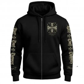 блуза,мъжки,пуловери,west,coast,choppers,gangscript,full,zip,sweatshirt,black,(black)