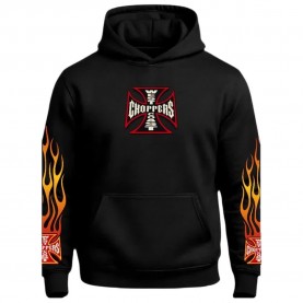 суичър,мъжки,пуловери,west,coast,choppers,smack,dab,hoodie,black,(black)