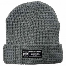 Шапка West coast choppers Waffle Cuff beanie - Grey (Grey) шапка,всички,шапки,west,coast,choppers,waffle,cuff,beanie,grey,(grey)