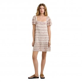 рокля,дамски,поли,и,рокли,pepe,jeans,alina,short,sleeve,short,dress,pink,(powder,rose,pink)