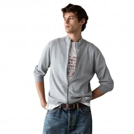 Блуза Pepe jeans Andre full zip sweater - Grey (Marl Grey) блуза,мъжки,пуловери,дамски,пуловери,pepe,jeans,andre,full,zip,sweater,grey,(marl,grey)