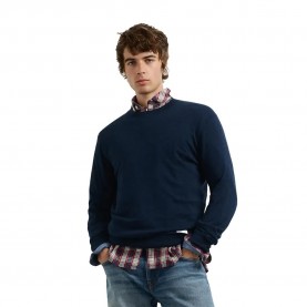 Блуза Pepe jeans Andre sweater - Blue (Dulwich Blue) блуза,мъжки,пуловери,дамски,пуловери,pepe,jeans,andre,sweater,blue,(dulwich,blue)