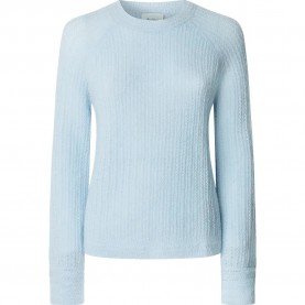 Блуза Pepe jeans Angela sweater - Blue (Horizon Blue) блуза,мъжки,пуловери,дамски,пуловери,pepe,jeans,angela,sweater,blue,(horizon,blue)