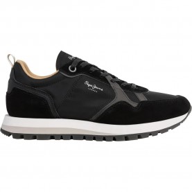 Маратонки Pepe jeans Ari Night trainers - Black (Black) маратонки,мъжки,маратонки,дамски,маратонки,pepe,jeans,ari,night,trainers,black,(black)