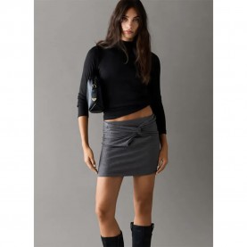 Пола Pepe jeans Barna short skirt - Grey (Granite Grey) пола,дамски,поли,и,рокли,pepe,jeans,barna,short,skirt,grey,(granite,grey)
