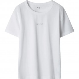 Тениска Pepe jeans Bema short sleeve T-shirt - White (White) тениска,мъжки,тениски,дамски,тениски,pepe,jeans,bema,short,sleeve,t,shirt,white,(white)