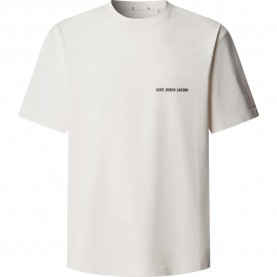 Тениска Pepe jeans Big Carl short sleeve T-shirt - White (Off White) тениска,мъжки,тениски,дамски,тениски,pepe,jeans,big,carl,short,sleeve,t,shirt,white,(off,white)