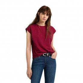 Тениска Pepe jeans Bimbat short sleeve T-shirt - Red (Berry Red) тениска,мъжки,тениски,дамски,тениски,pepe,jeans,bimbat,short,sleeve,t,shirt,red,(berry,red)