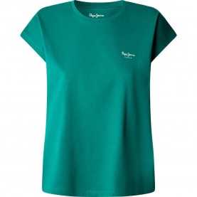 Тениска Pepe jeans Blooma short sleeve T-shirt - Green (Sherwood Green) тениска,мъжки,тениски,дамски,тениски,pepe,jeans,blooma,short,sleeve,t,shirt,green,(sherwood,green)