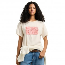 Тениска Pepe jeans Breana short sleeve T-shirt - Beige (Canvas White) тениска,мъжки,тениски,дамски,тениски,pepe,jeans,breana,short,sleeve,t,shirt,beige,(canvas,white)