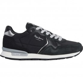 Маратонки Pepe jeans Brit Elite trainers - Black (Black) маратонки,мъжки,маратонки,дамски,маратонки,pepe,jeans,brit,elite,trainers,black,(black)