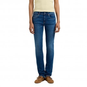 Pepe jeans Brooke PL20506264AD Slim Fit low waist jeans - Blue (Denim Authentic Bright Blue) мъжки,панталони,дамски,панталони,pepe,jeans,brooke,pl20506264ad,slim,fit,low,waist,jeans,blue,(denim,authentic,bright,blue)