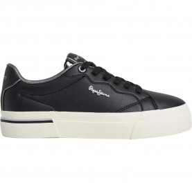 Маратонки Pepe jeans Carla Club trainers - Black (Black) маратонки,мъжки,маратонки,дамски,маратонки,pepe,jeans,carla,club,trainers,black,(black)