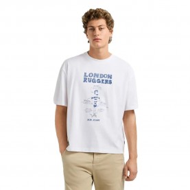 Тениска Pepe jeans Chelsea short sleeve T-shirt - White (White) тениска,мъжки,тениски,дамски,тениски,pepe,jeans,chelsea,short,sleeve,t,shirt,white,(white)