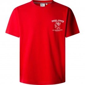 Тениска Pepe jeans Coffeet short sleeve T-shirt - Red (Winter Red) тениска,мъжки,тениски,дамски,тениски,pepe,jeans,coffeet,short,sleeve,t,shirt,red,(winter,red)