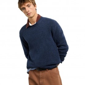 Блуза Pepe jeans Deacon sweater - Blue (Sea Blue) блуза,мъжки,пуловери,дамски,пуловери,pepe,jeans,deacon,sweater,blue,(sea,blue)