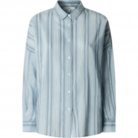 Риза с дълъг ръкав Pepe jeans Flor long sleeve shirt - Blue (Stormy Sea Blue) риза,с,дълъг,ръкав,дамски,ризи,мъжки,ризи,pepe,jeans,flor,long,sleeve,shirt,blue,(stormy,sea,blue)