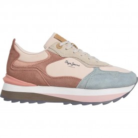 Маратонки Pepe jeans Freya Peachy trainers - Beige (Ice Blue) маратонки,мъжки,маратонки,дамски,маратонки,pepe,jeans,freya,peachy,trainers,beige,(ice,blue)