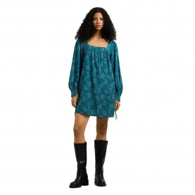 Рокля Pepe jeans Gemma long sleeve short dress - Blue (Duck Green) рокля,дамски,поли,и,рокли,pepe,jeans,gemma,long,sleeve,short,dress,blue,(duck,green)