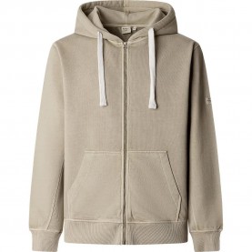 Блуза Pepe jeans Jasper full zip sweatshirt - Beige (Washed Army Green) блуза,мъжки,пуловери,pepe,jeans,jasper,full,zip,sweatshirt,beige,(washed,army,green)