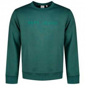 Блуза Pepe jeans Jefferson Big Logo sweatshirt - Green (Richmond Green) блуза,мъжки,пуловери,pepe,jeans,jefferson,big,logo,sweatshirt,green,(richmond,green)