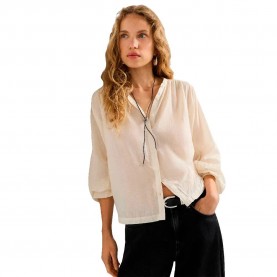 Риза с дълъг ръкав Pepe jeans Jennias long sleeve shirt - Beige (Canvas White) риза,с,дълъг,ръкав,дамски,ризи,мъжки,ризи,pepe,jeans,jennias,long,sleeve,shirt,beige,(canvas,white)