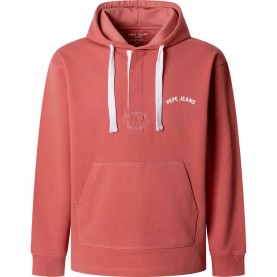 суичър,мъжки,пуловери,pepe,jeans,john,hoodie,red,pink,(cinnabar,red)