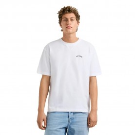 Тениска Pepe jeans John short sleeve T-shirt - White (White) тениска,мъжки,тениски,дамски,тениски,pepe,jeans,john,short,sleeve,t,shirt,white,(white)