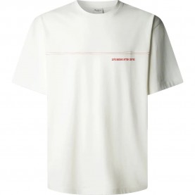 Тениска Pepe jeans Jovan short sleeve T-shirt - White (Off White) тениска,мъжки,тениски,дамски,тениски,pepe,jeans,jovan,short,sleeve,t,shirt,white,(off,white)