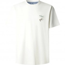 Тениска Pepe jeans Jonny short sleeve T-shirt - White (Off White) тениска,мъжки,тениски,дамски,тениски,pepe,jeans,jonny,short,sleeve,t,shirt,white,(off,white)