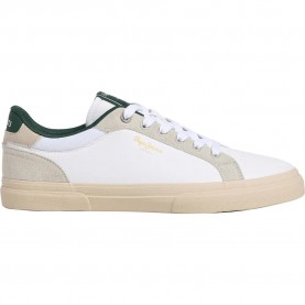 Маратонки Pepe jeans Kenton City trainers - White (White) маратонки,мъжки,маратонки,дамски,маратонки,pepe,jeans,kenton,city,trainers,white,(white)