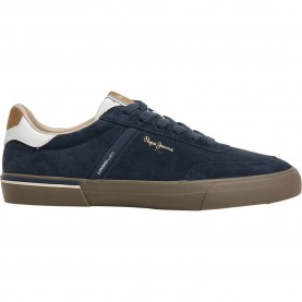 Маратонки Pepe jeans Kenton Suede trainers - Blue (Deep Sea Blue) маратонки,мъжки,маратонки,дамски,маратонки,pepe,jeans,kenton,suede,trainers,blue,(deep,sea,blue)
