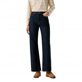 Pepe jeans Lexa PL20473186CD Straight Fit high waist jeans - Blue (Denim Polished Dark Indigo) мъжки,панталони,дамски,панталони,pepe,jeans,lexa,pl20473186cd,straight,fit,high,waist,jeans,blue,(denim,polished,dark,indigo)