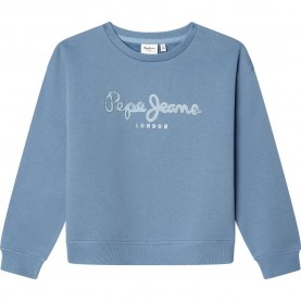 блуза,детски,блузи,pepe,jeans,lyra,sweatshirt,blue,(dark,denim,blue)