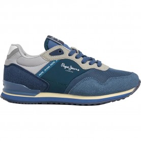 Маратонки Pepe jeans London Essence trainers - Blue (Steel Blue) маратонки,мъжки,маратонки,дамски,маратонки,pepe,jeans,london,essence,trainers,blue,(steel,blue)