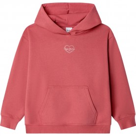 суичър,детски,блузи,pepe,jeans,lybertha,hoodie,pink,(cedar,wood,brown)