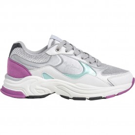 Маратонки Pepe jeans Mave Seal trainers - White / Silver (White) маратонки,мъжки,маратонки,дамски,маратонки,pepe,jeans,mave,seal,trainers,white,silver,(white)