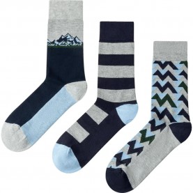 Чорапи Pepe jeans Mountain crew socks 3 pairs - Grey (Marl Grey) чорапи,мъжки,чорапи,дамски,чорапи,pepe,jeans,mountain,crew,socks,3,pairs,grey,(marl,grey)