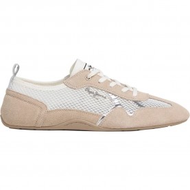 Маратонки Pepe jeans Noa Net trainers - Beige (Pearly Grey) маратонки,мъжки,маратонки,дамски,маратонки,pepe,jeans,noa,net,trainers,beige,(pearly,grey)