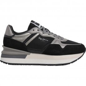 Маратонки Pepe jeans Nala Night trainers - Black (Black) маратонки,мъжки,маратонки,дамски,маратонки,pepe,jeans,nala,night,trainers,black,(black)