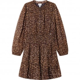 Рокля Pepe jeans Noha long sleeve short dress - Brown (Malt Beige) рокля,дамски,поли,и,рокли,pepe,jeans,noha,long,sleeve,short,dress,brown,(malt,beige)