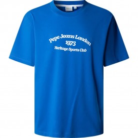 Тениска Pepe jeans PJL73 Heritage Sports Club short sleeve T-shirt - Blue (Electric Blue) тениска,мъжки,тениски,дамски,тениски,pepe,jeans,pjl73,heritage,sports,club,short,sleeve,t,shirt,blue,(electric,blue)