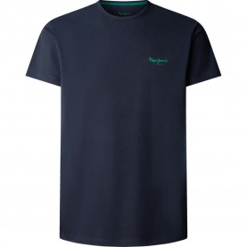 Тениска Pepe jeans PJL73 Original Basic 3N short sleeve T-shirt - Blue (Dulwich Blue) тениска,мъжки,тениски,дамски,тениски,pepe,jeans,pjl73,original,basic,3n,short,sleeve,t,shirt,blue,(dulwich,blue)