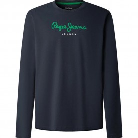 Тениска Pepe jeans PJL73 Eggo long sleeve T-shirt - Blue (Dulwich Blue) тениска,мъжки,тениски,дамски,тениски,pepe,jeans,pjl73,eggo,long,sleeve,t,shirt,blue,(dulwich,blue)