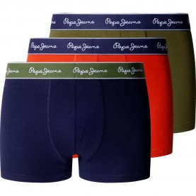боксерки,мъжко,бельо,pepe,jeans,pmu100013,trunk,boxers,3,units,multicolor,(burnt,orange)