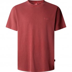 Тениска Pepe jeans Portobello short sleeve T-shirt - Red (Ruby Wine Red) тениска,мъжки,тениски,дамски,тениски,pepe,jeans,portobello,short,sleeve,t,shirt,red,(ruby,wine,red)