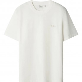 Тениска Pepe jeans Portobello short sleeve T-shirt - White (Off White) тениска,мъжки,тениски,дамски,тениски,pepe,jeans,portobello,short,sleeve,t,shirt,white,(off,white)