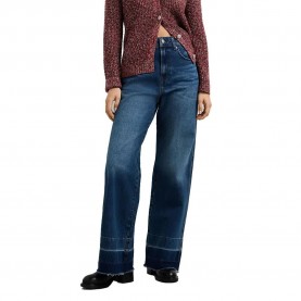Pepe jeans Rae Wide Leg high waist jeans - Blue (Denim) мъжки,панталони,дамски,панталони,pepe,jeans,rae,wide,leg,high,waist,jeans,blue,(denim)