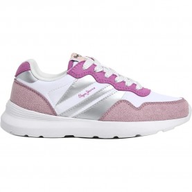 Маратонки Pepe jeans Teagan Urban trainers - White (Malva Purple) маратонки,мъжки,маратонки,дамски,маратонки,pepe,jeans,teagan,urban,trainers,white,(malva,purple)